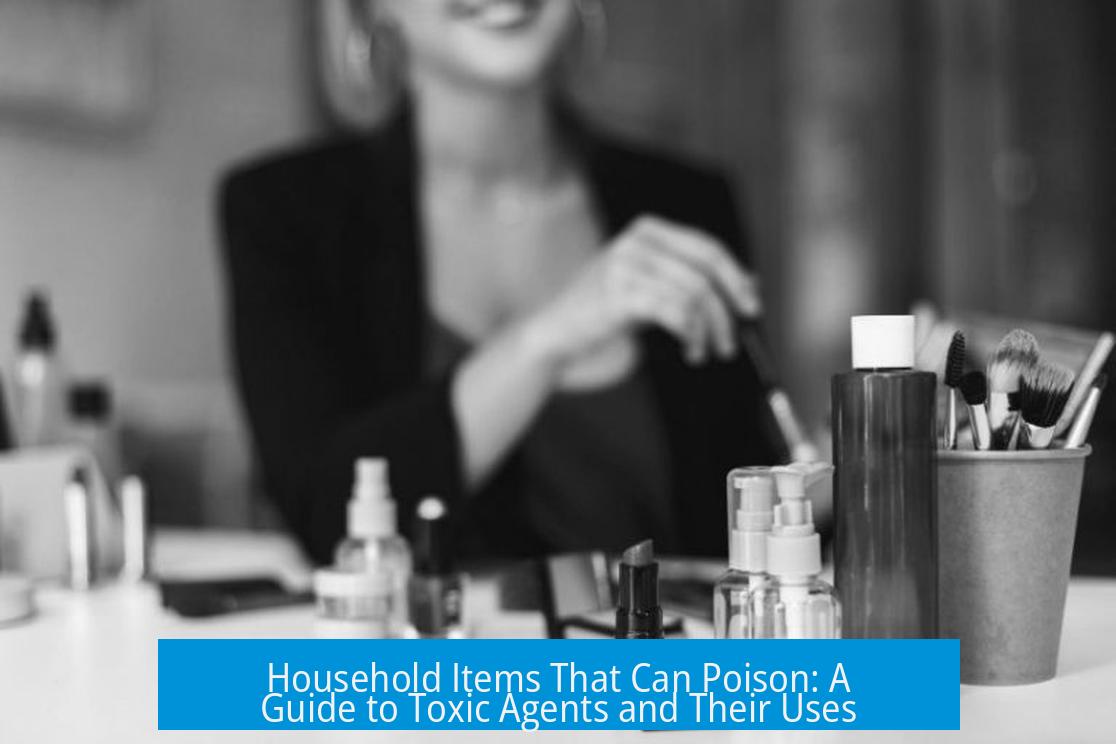Household Items That Can Poison: A Guide to Toxic Agents and Their Uses