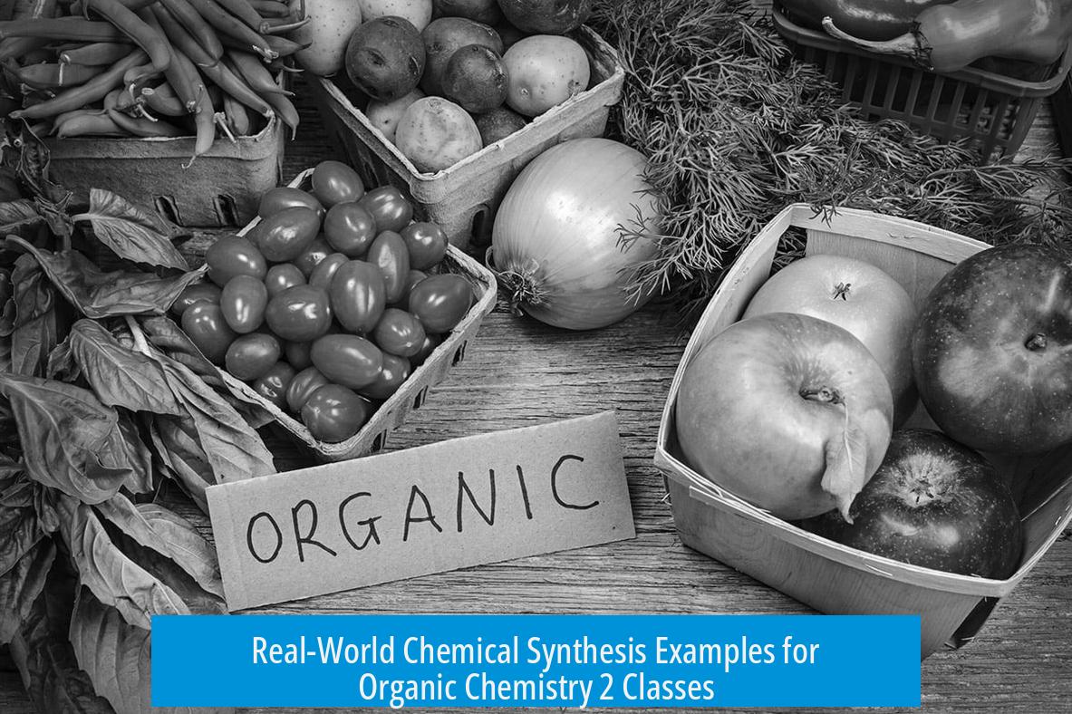 Real-World Chemical Synthesis Examples for Organic Chemistry 2 Classes