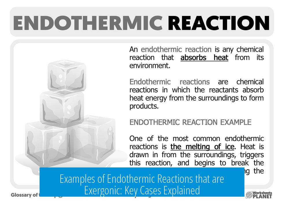 Examples of Endothermic Reactions that are Exergonic: Key Cases Explained