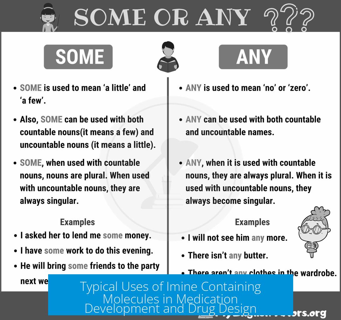 Typical Uses of Imine Containing Molecules in Medication Development and Drug Design
