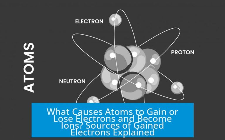 What Causes Atoms to Gain or Lose Electrons and Become Ions? Sources of Gained Electrons Explained