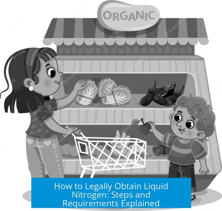 How to Legally Obtain Liquid Nitrogen: Steps and Requirements Explained