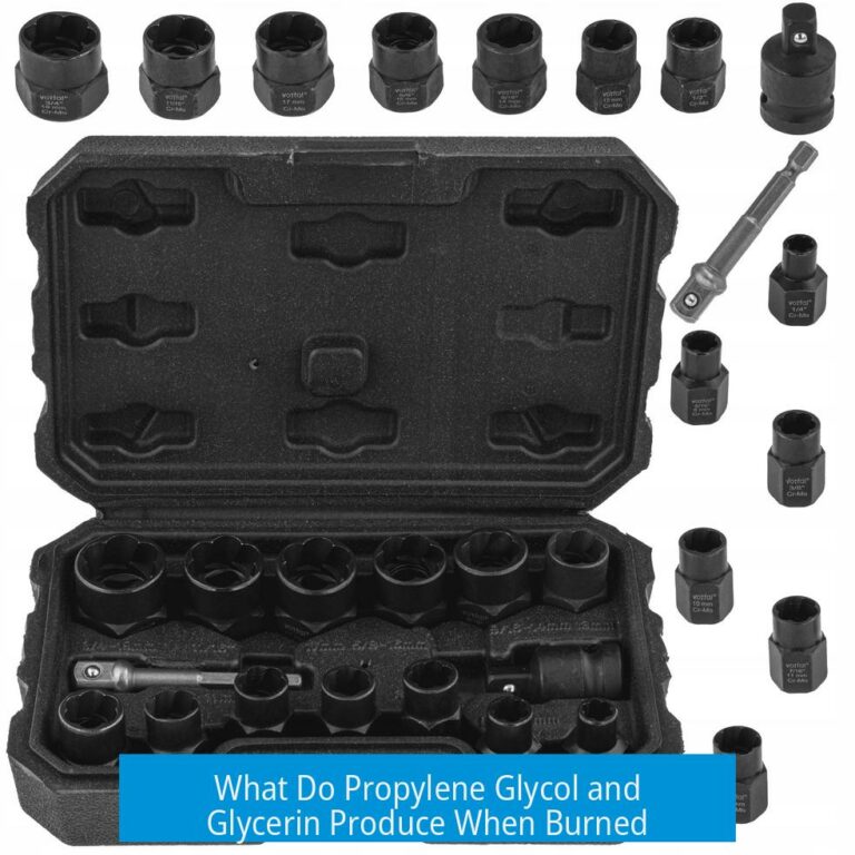 What Do Propylene Glycol and Glycerin Produce When Burned