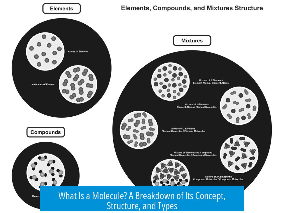 What Is a Molecule? A Breakdown of Its Concept, Structure, and Types