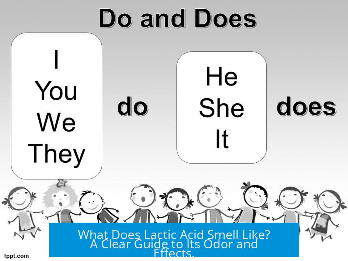 What Does Lactic Acid Smell Like? A Clear Guide to Its Odor and Effects.