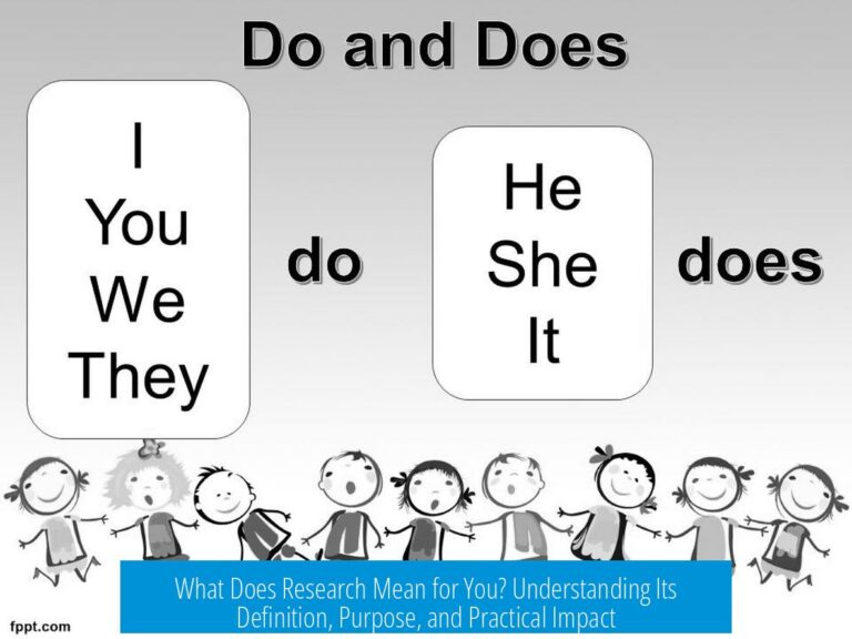 What Does Research Mean for You? Understanding Its Definition, Purpose, and Practical Impact