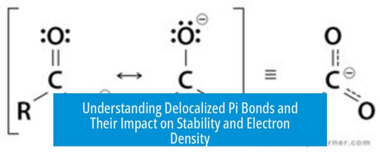 Understanding Delocalized Pi Bonds and Their Impact on Stability and Electron Density