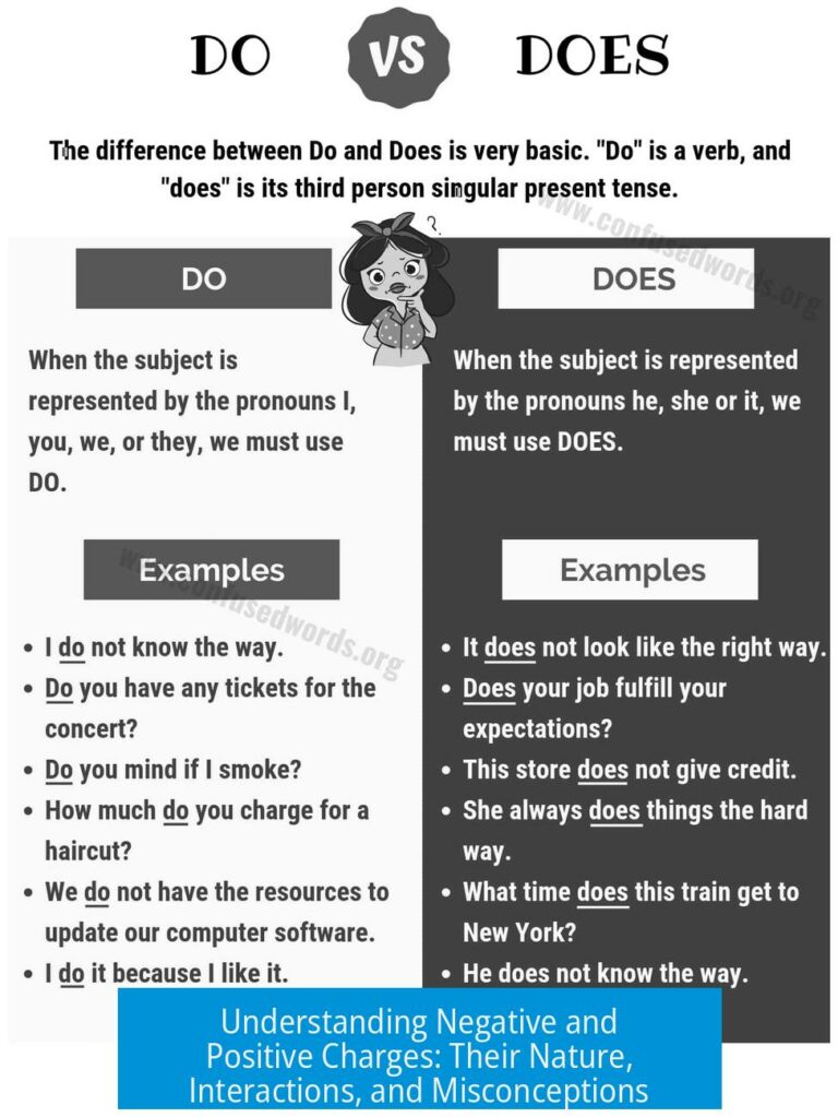 Understanding Negative and Positive Charges: Their Nature, Interactions, and Misconceptions