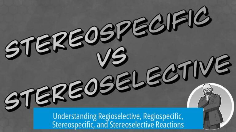 Understanding Regioselective, Regiospecific, Stereospecific, and Stereoselective Reactions