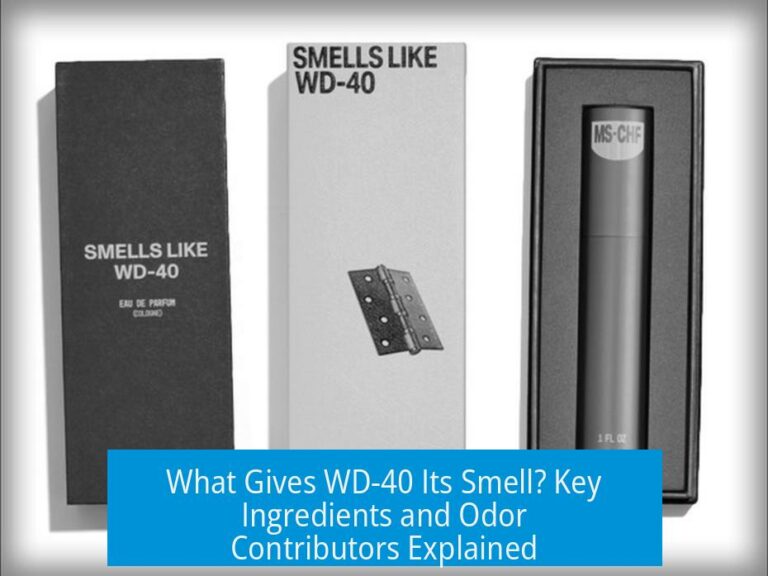 What Gives WD-40 Its Smell? Key Ingredients and Odor Contributors Explained