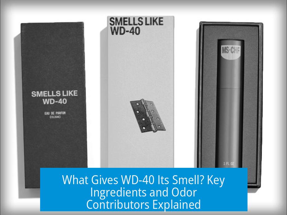 What Gives WD-40 Its Smell? Key Ingredients and Odor Contributors Explained