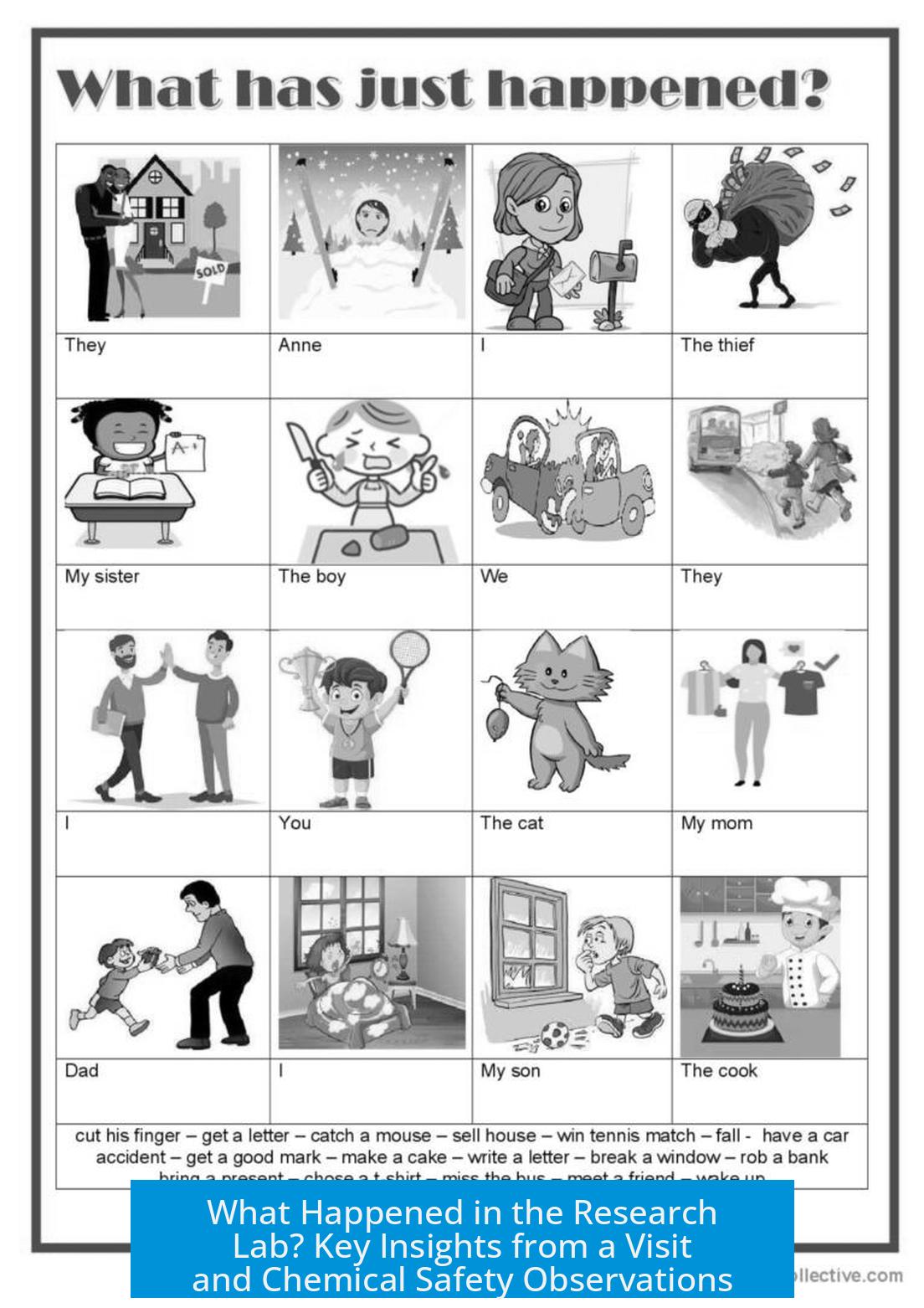 What Happened in the Research Lab? Key Insights from a Visit and Chemical Safety Observations