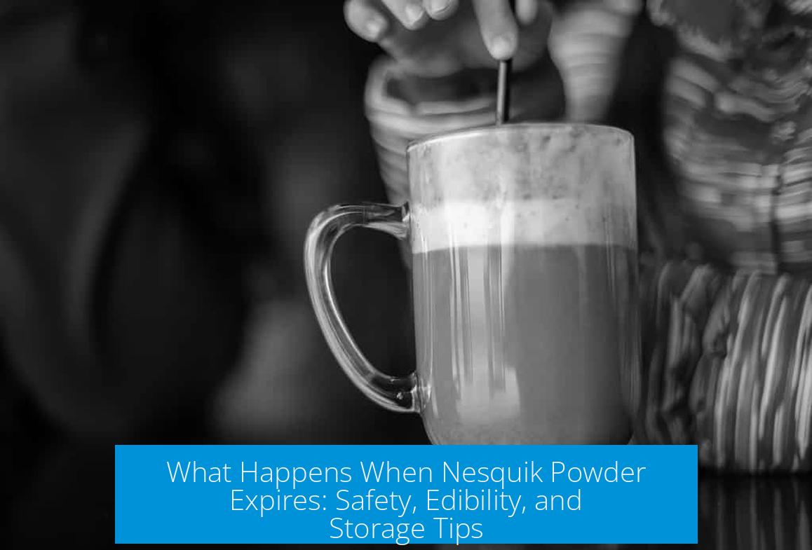 What Happens When Nesquik Powder Expires: Safety, Edibility, and Storage Tips
