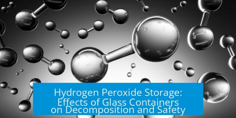 Hydrogen Peroxide Storage: Effects of Glass Containers on Decomposition and Safety