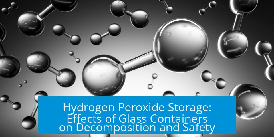 Hydrogen Peroxide Storage: Effects of Glass Containers on Decomposition and Safety