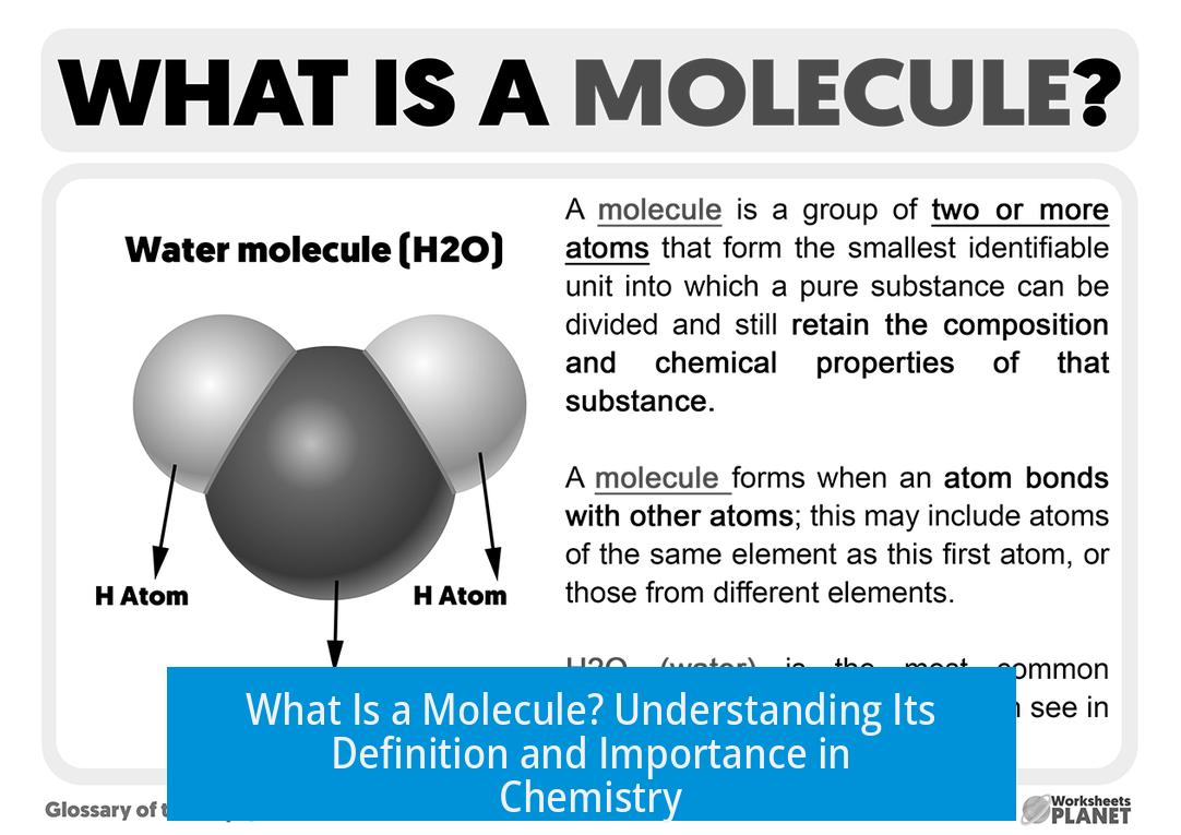 What Is a Molecule? Understanding Its Definition and Importance in Chemistry