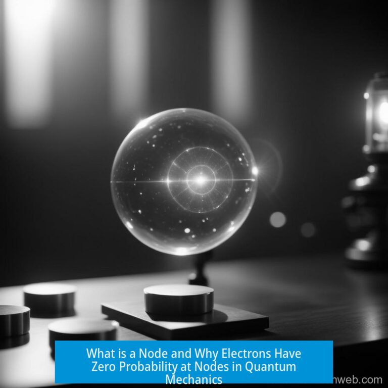 What is a Node and Why Electrons Have Zero Probability at Nodes in Quantum Mechanics
