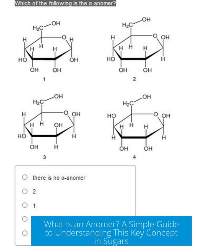 What Is an Anomer? A Simple Guide to Understanding This Key Concept in Sugars