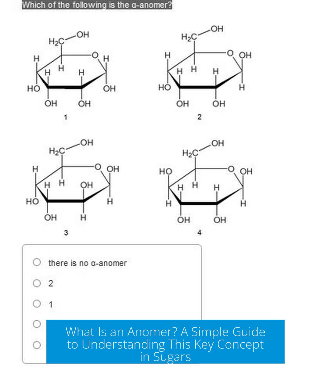 What Is an Anomer? A Simple Guide to Understanding This Key Concept in Sugars