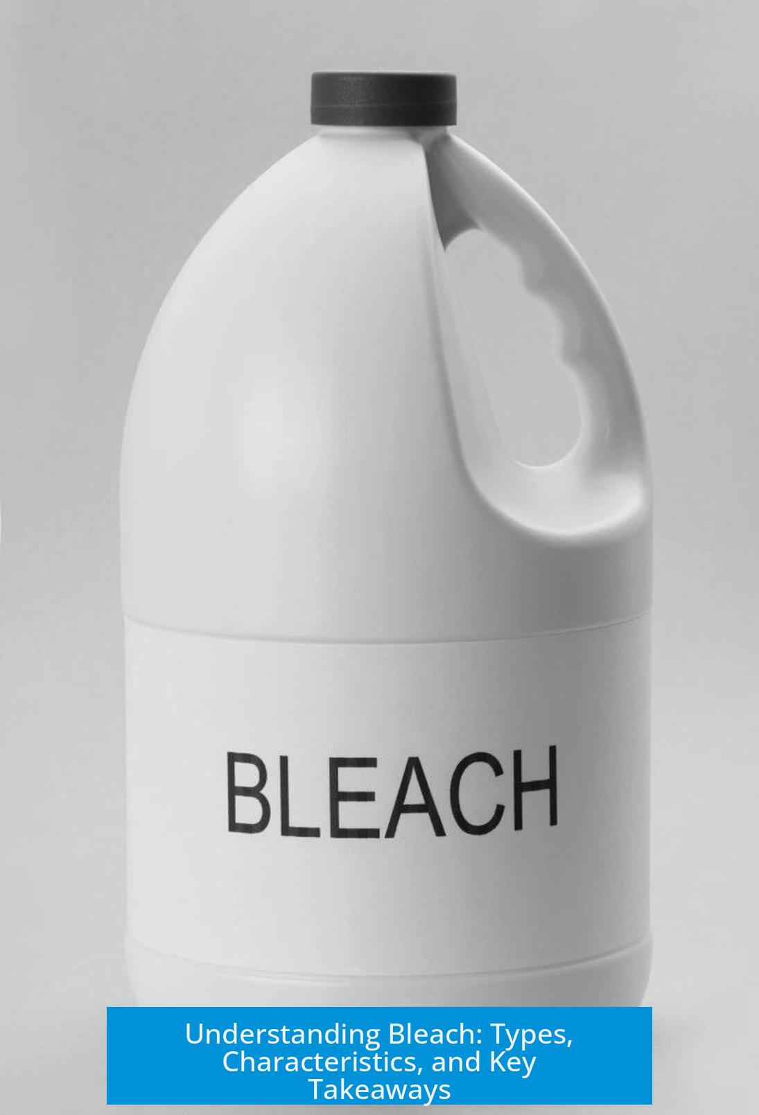 Understanding Bleach: Types, Characteristics, and Key Takeaways