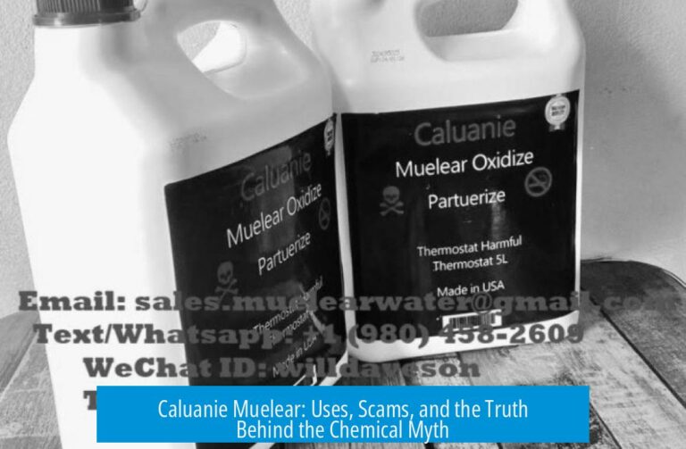 Caluanie Muelear: Uses, Scams, and the Truth Behind the Chemical Myth