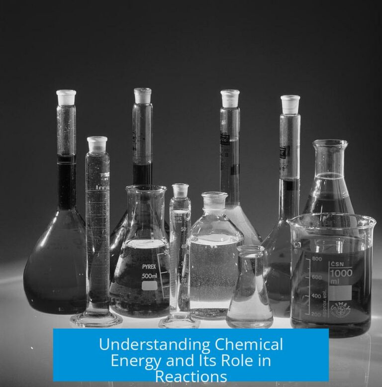 Understanding Chemical Energy and Its Role in Reactions