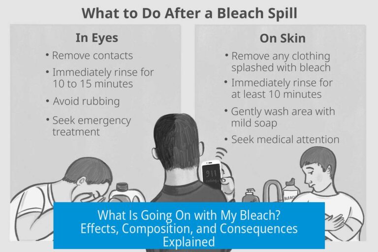 What Is Going On with My Bleach? Effects, Composition, and Consequences Explained