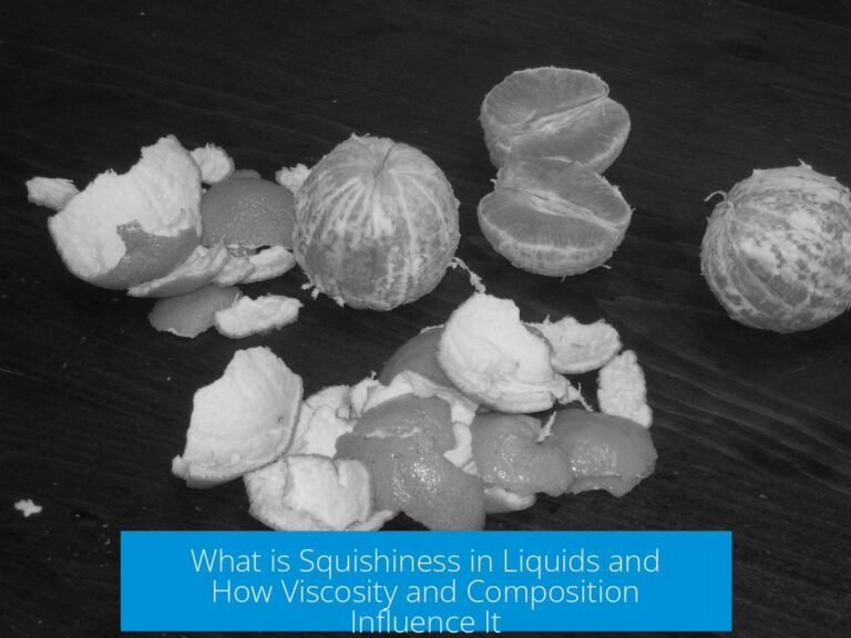 What is Squishiness in Liquids and How Viscosity and Composition Influence It