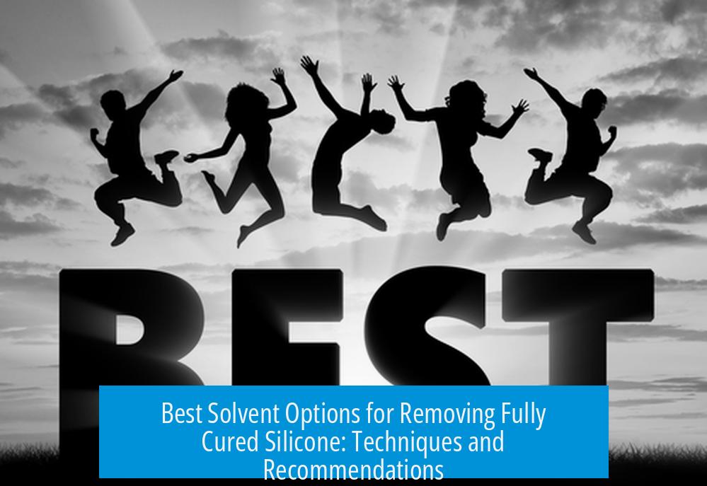 Best Solvent Options for Removing Fully Cured Silicone: Techniques and Recommendations