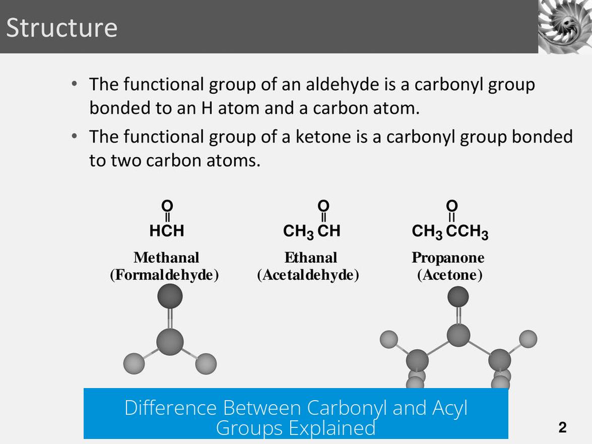 Difference Between Carbonyl and Acyl Groups Explained