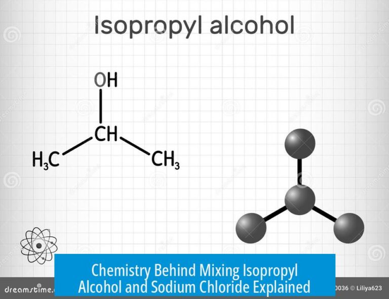 Chemistry Behind Mixing Isopropyl Alcohol and Sodium Chloride Explained