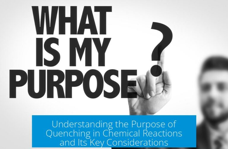 Understanding the Purpose of Quenching in Chemical Reactions and Its Key Considerations