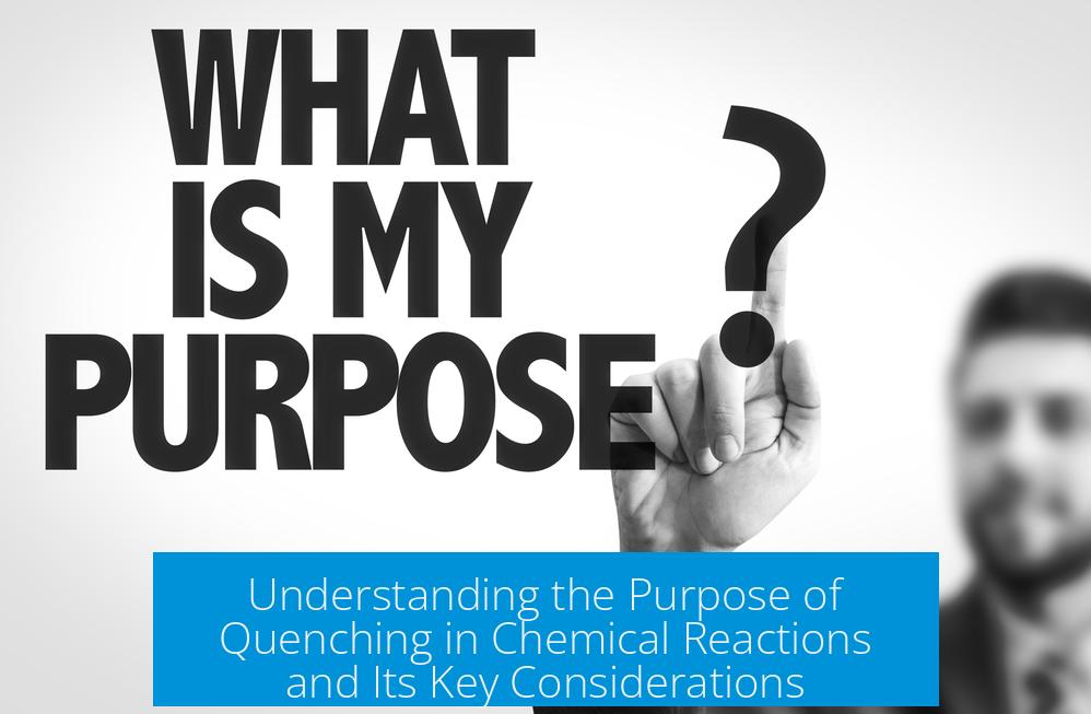Understanding the Purpose of Quenching in Chemical Reactions and Its Key Considerations