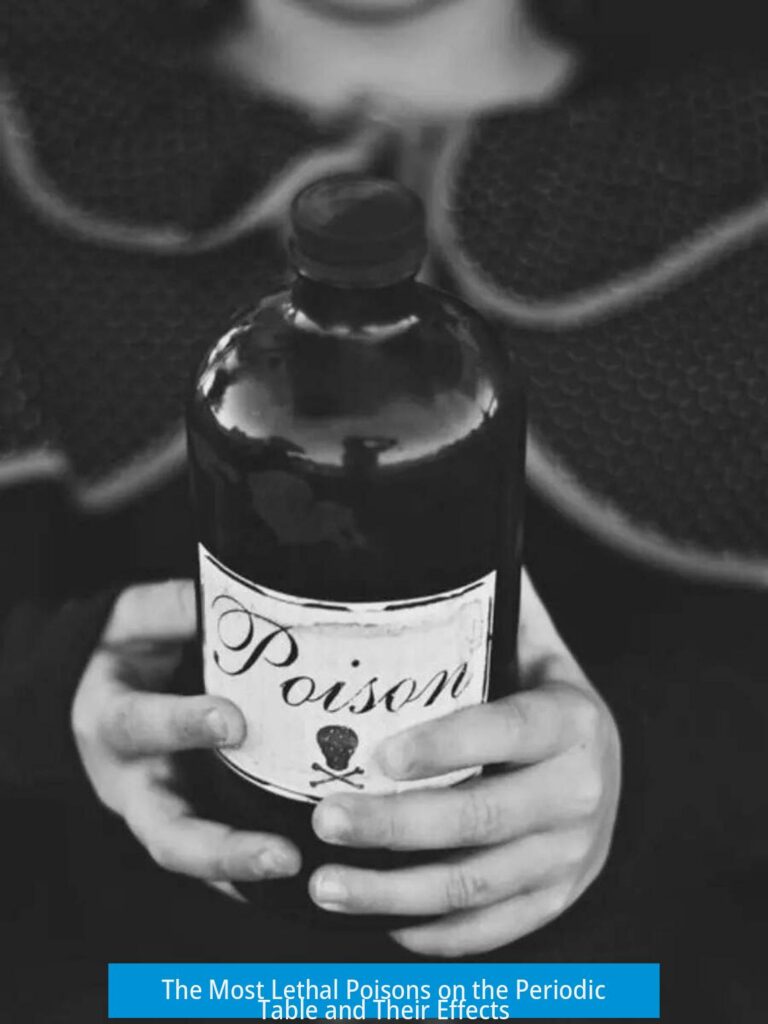 The Most Lethal Poisons on the Periodic Table and Their Effects