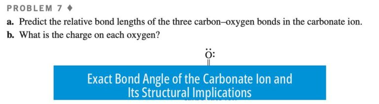 Exact Bond Angle of the Carbonate Ion and Its Structural Implications