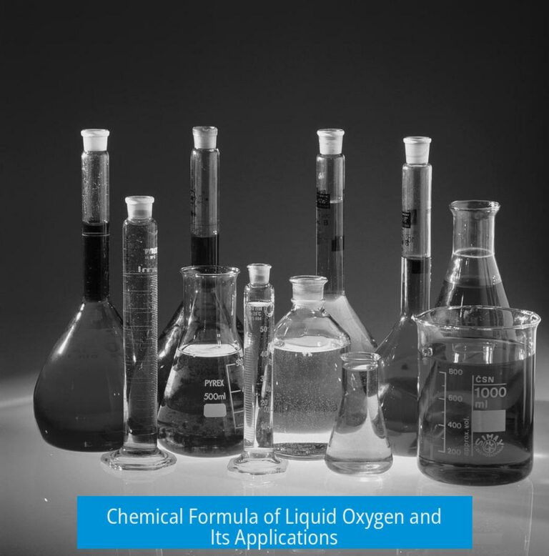 Chemical Formula of Liquid Oxygen and Its Applications