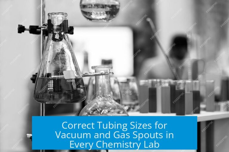 Correct Tubing Sizes for Vacuum and Gas Spouts in Every Chemistry Lab