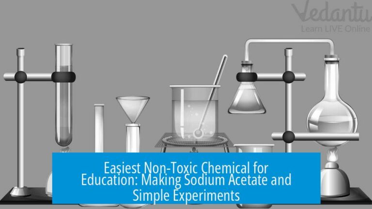 Easiest Non-Toxic Chemical for Education: Making Sodium Acetate and Simple Experiments