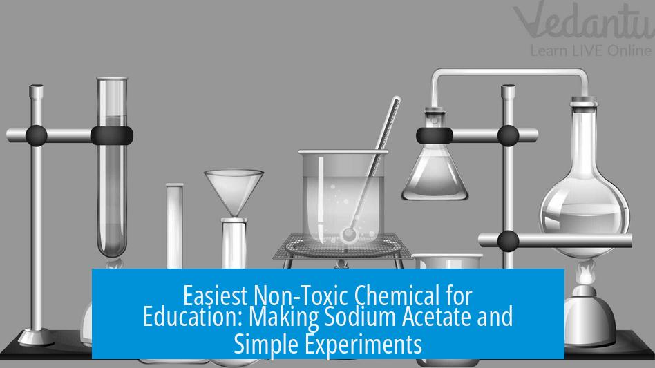 Easiest Non-Toxic Chemical for Education: Making Sodium Acetate and Simple Experiments