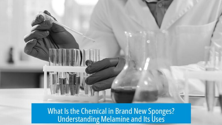 What Is the Chemical in Brand New Sponges? Understanding Melamine and Its Uses