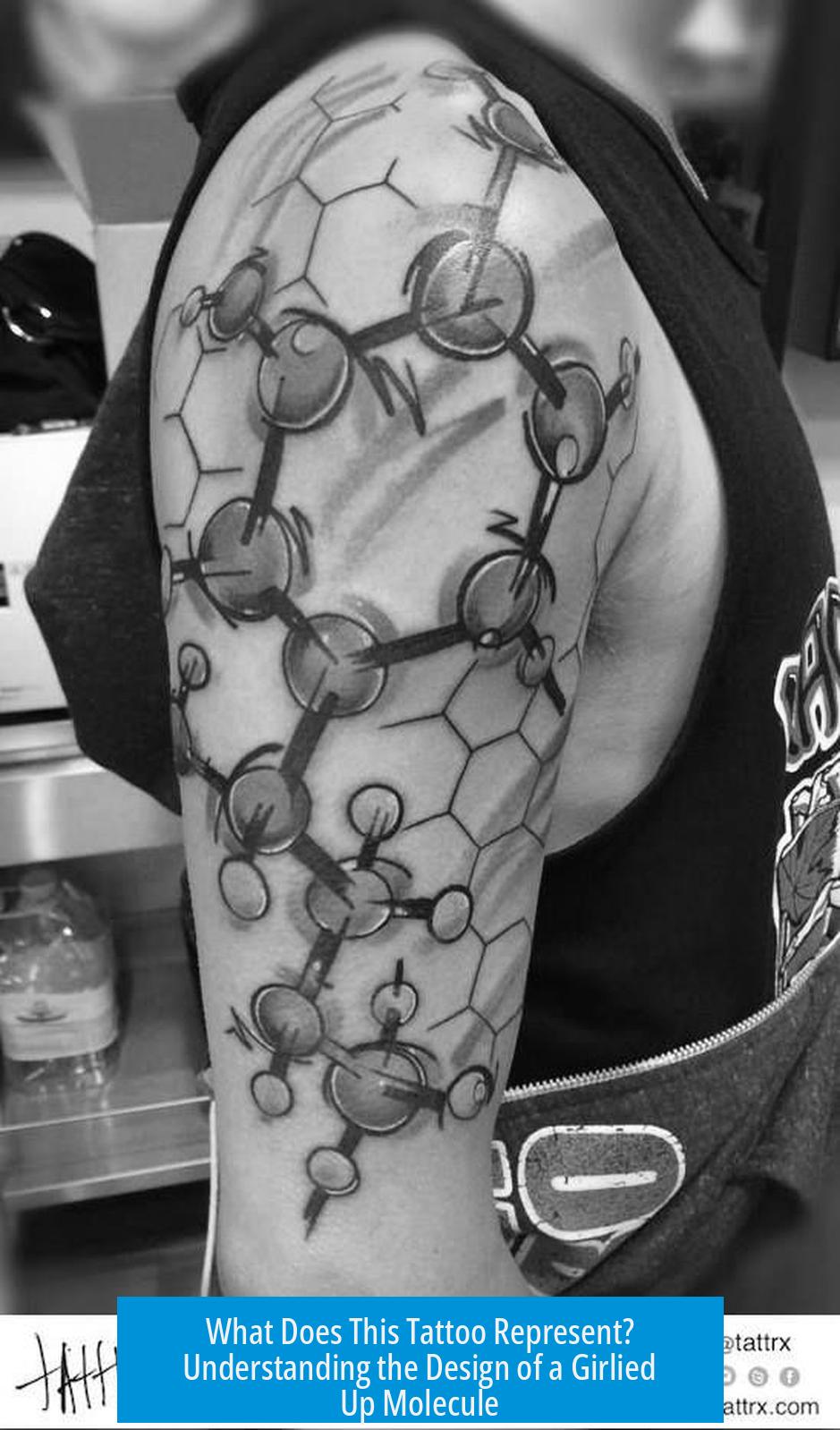 What Does This Tattoo Represent? Understanding the Design of a Girlied Up Molecule