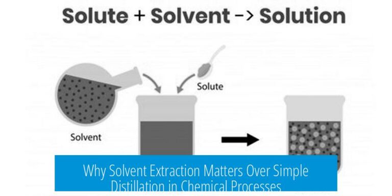 Why Solvent Extraction Matters Over Simple Distillation in Chemical Processes