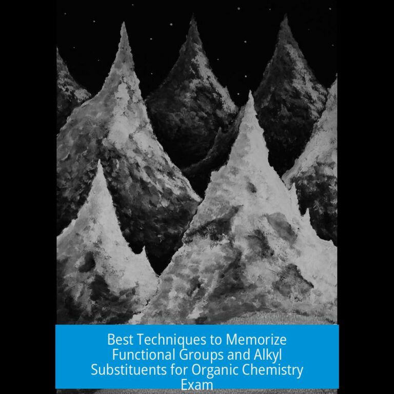 Best Techniques to Memorize Functional Groups and Alkyl Substituents for Organic Chemistry Exam