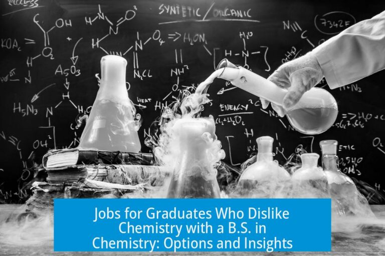 Jobs for Graduates Who Dislike Chemistry with a B.S. in Chemistry: Options and Insights