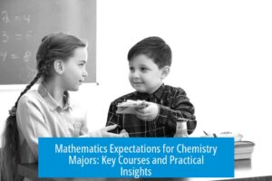Mathematics Expectations for Chemistry Majors: Key Courses and ...