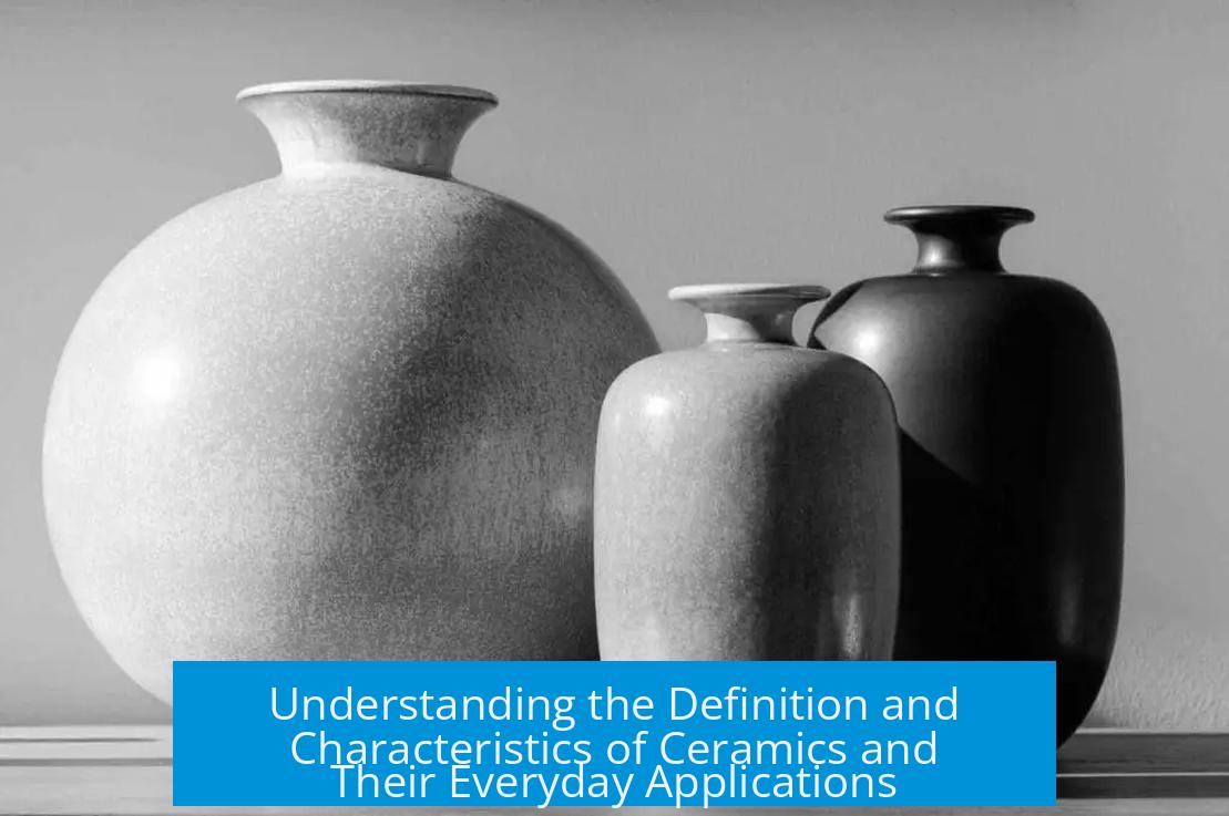 Understanding the Definition and Characteristics of Ceramics and Their Everyday Applications