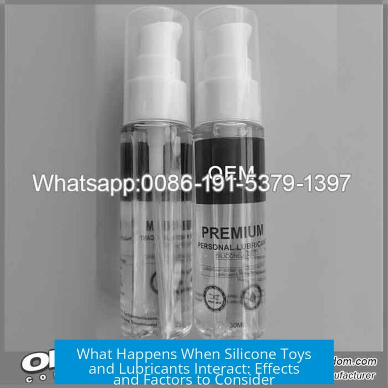 What Happens When Silicone Toys and Lubricants Interact: Effects and Factors to Consider