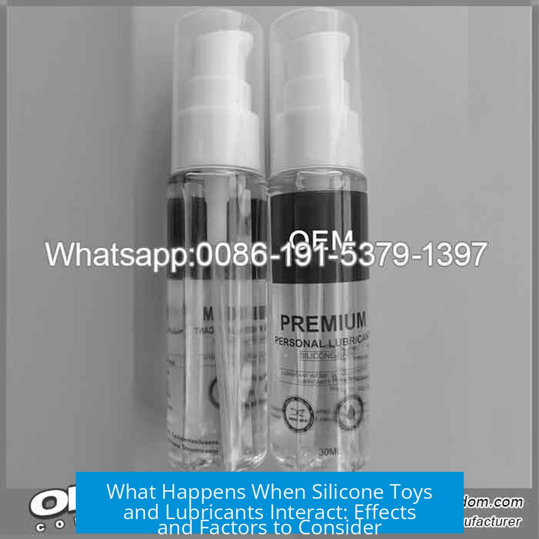 What Happens When Silicone Toys and Lubricants Interact: Effects and Factors to Consider