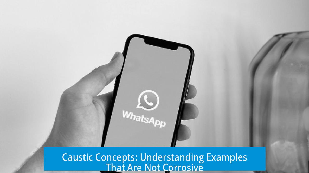 Caustic Concepts: Understanding Examples That Are Not Corrosive