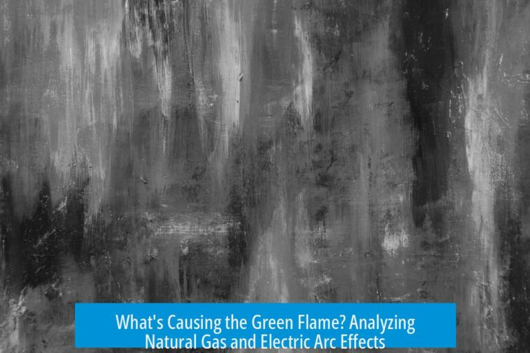 What's Causing the Green Flame? Analyzing Natural Gas and Electric Arc Effects